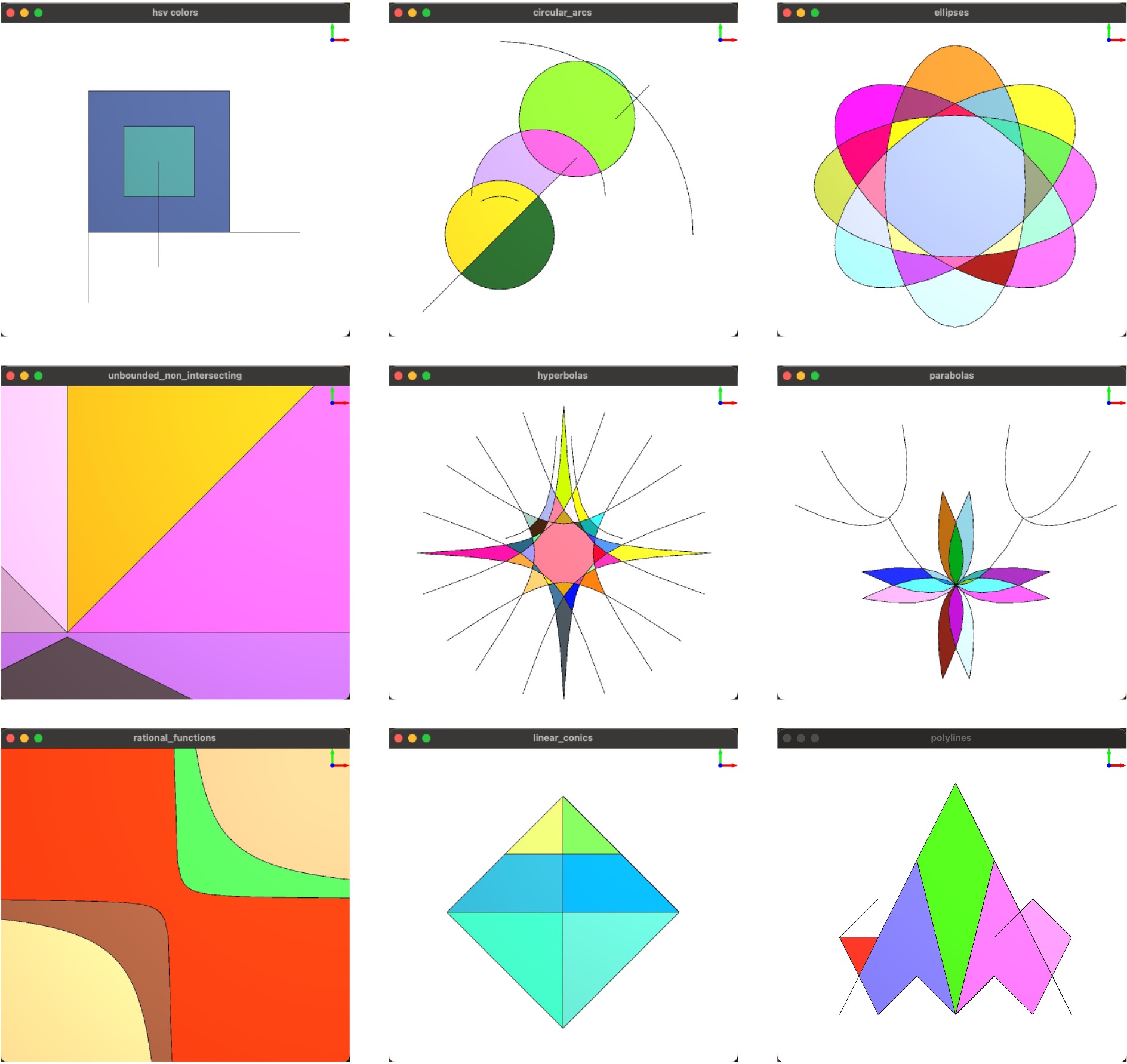 Various arrangements